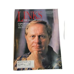 Vintage 1990s Links Magazine PGA Best of Golf Captain‎ Jack Nicklaus 90s VTG